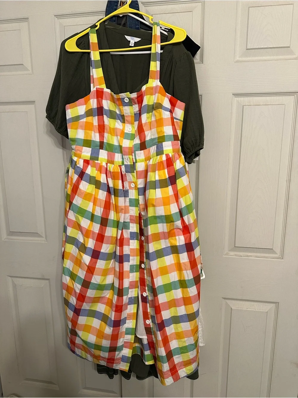 Christopher John Rogers color block dress - Picture 2 of 5